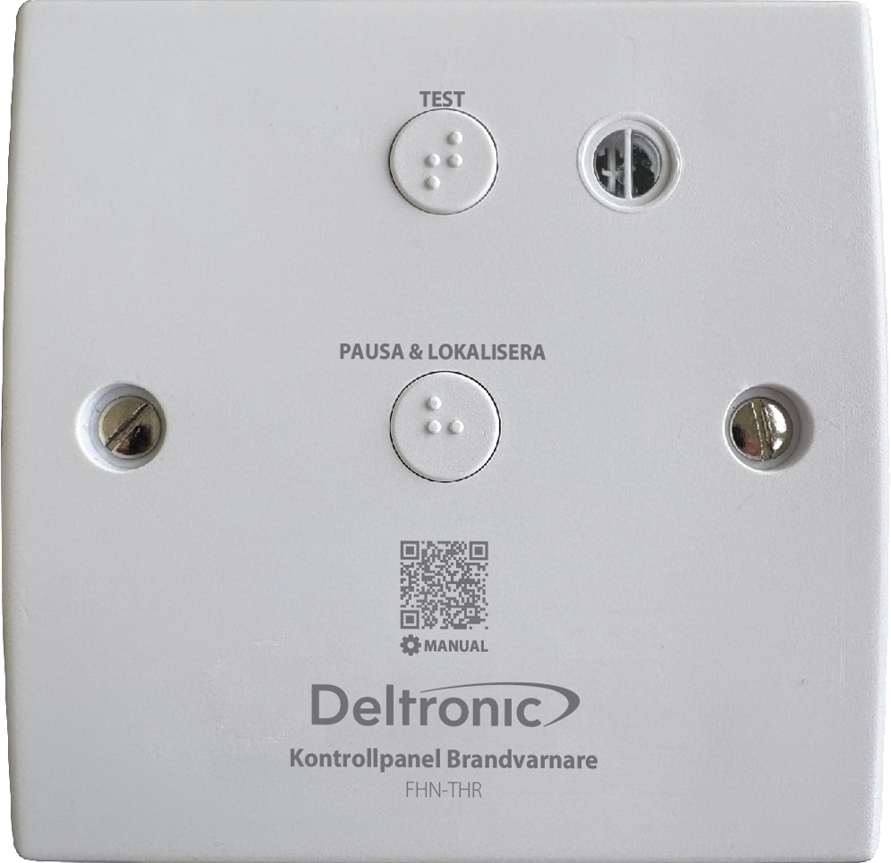 Kontrollpanel brandvarnare